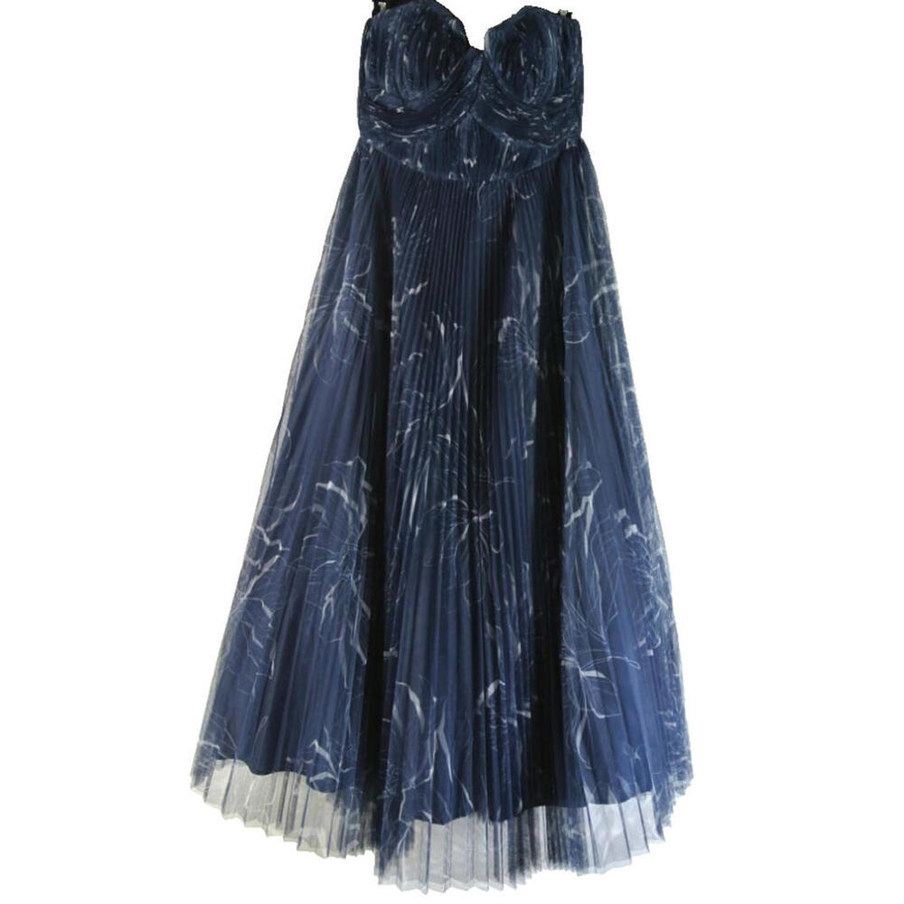 New, Hutch Corene Gown Navy Size 6 #MD878 - Picture 7 of 12